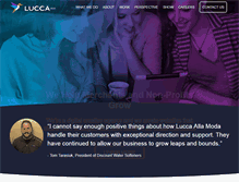 Tablet Screenshot of luccaam.com